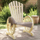 vidaXL Garden Chairs 4 pcs Adirondack Solid Spruce Wood