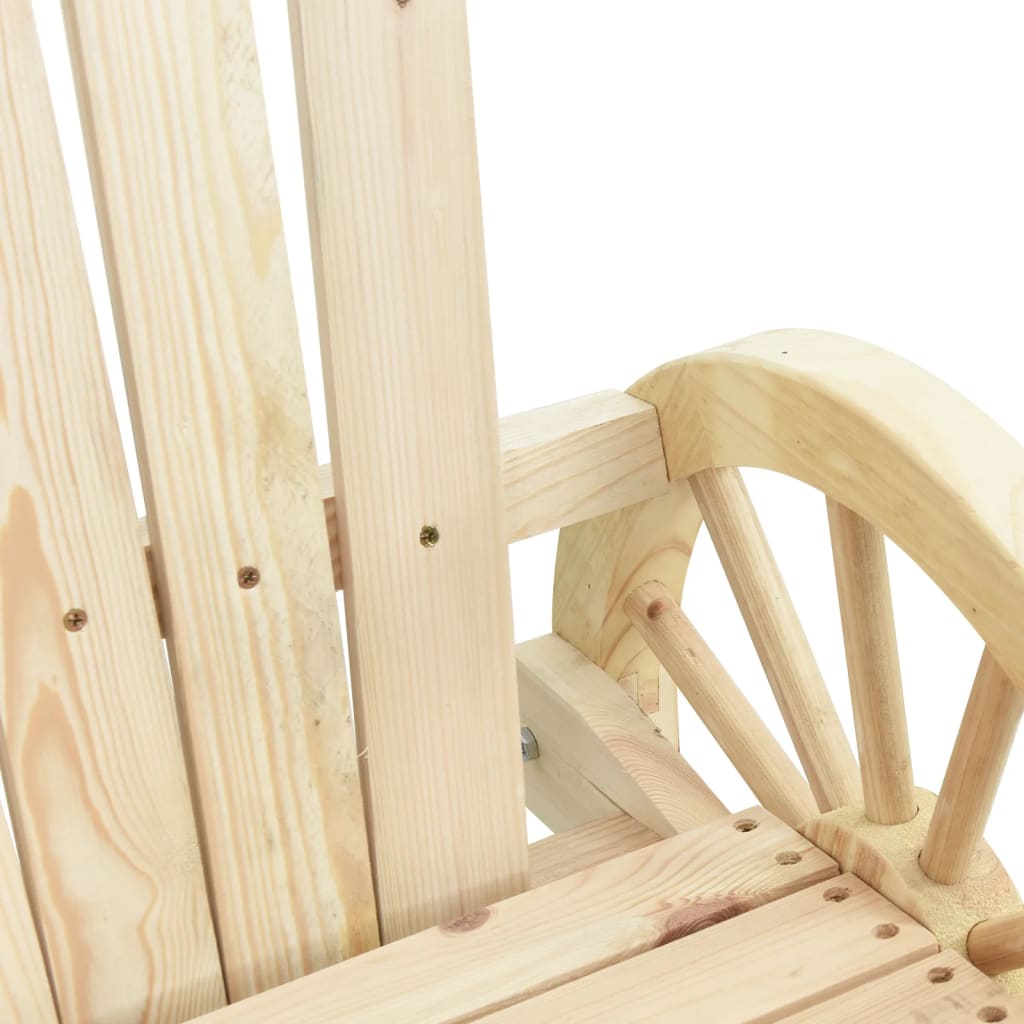 vidaXL Schommelstoelen 2 st Adirondack massief vurenhout