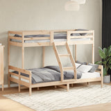 vidaXL Stapelbed massief grenenhout 80x200/120x200 cm