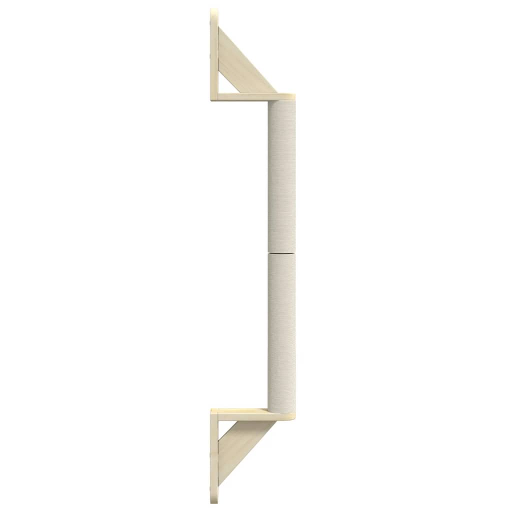 vidaXL Kattenkrabpaal wandgemonteerd 109 cm sisal