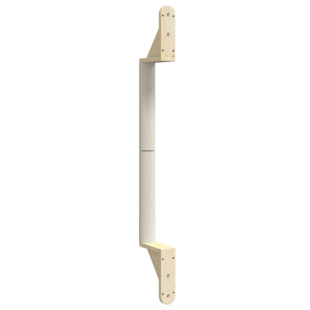 vidaXL Kattenkrabpaal wandgemonteerd 109 cm sisal