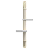 vidaXL Wall-Mounted Cat Tree with Scratching Post 108 cm Cream