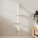 vidaXL Wall-Mounted Cat Tree with Scratching Post 108 cm Cream