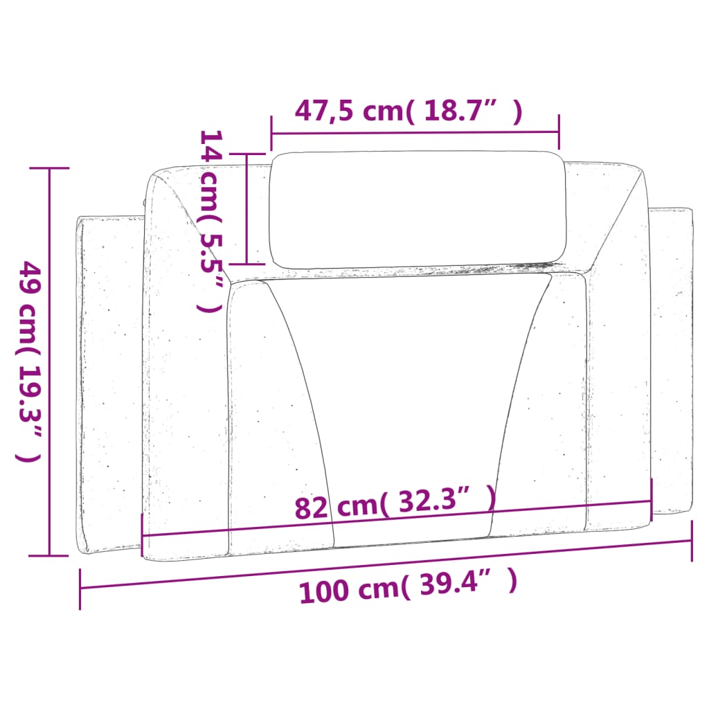 vidaXL Housse de protection pour sabots "Viana" Noir 100 cm Artiste