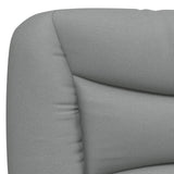 vidaXL Bedframe zonder matras "Hvar" 80x200 cm stof lichtgrijs