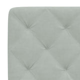 vidaXL Bed Frame without Mattress 80x200 cm Velvet Light Grey