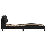 vidaXL Cadre de lit avec matelas "Hvar" noir d'art 80x200 cm