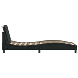 vidaXL Bedframe zonder matras "Zadar" kunstleer zwart 80x200 cm