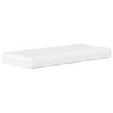 vidaXL Bed met matras "Dover" fluweel lichtgrijs 80x200 cm