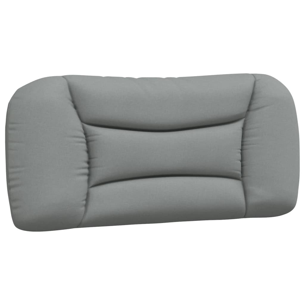 vidaXL Bedframe met LED zonder matras "Hvar" 80x200 cm stof lichtgrijs