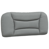 vidaXL Bedframe met LED zonder matras "Hvar" 80x200 cm stof lichtgrijs