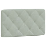vidaXL Bedframe met LED zonder matras fluweel lichtgrijs 80x200 cm