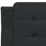 vidaXL Bedframe met LED zonder matras "Zadar" zwart 80x200 cm