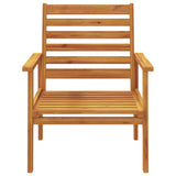 vidaXL 4-delige Loungeset massief acaciahout