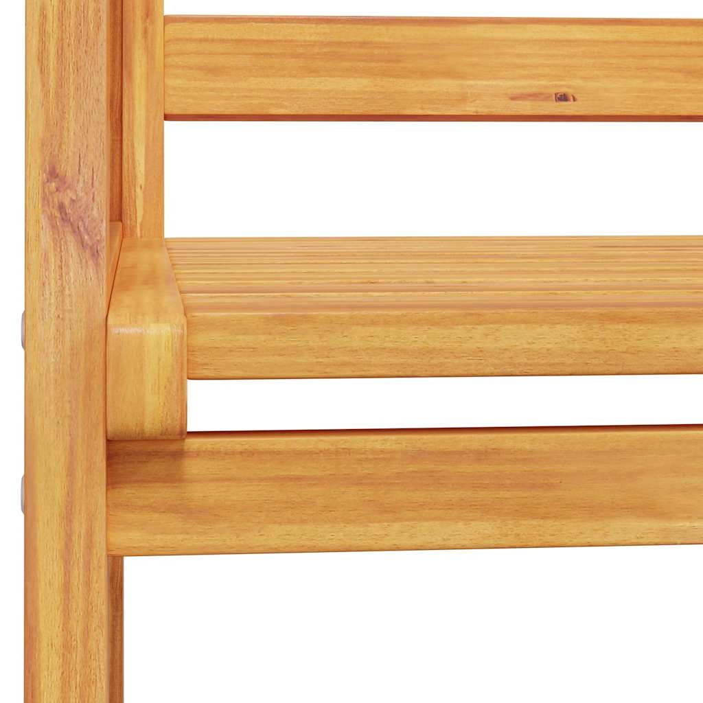 vidaXL 4-delige Loungeset massief acaciahout
