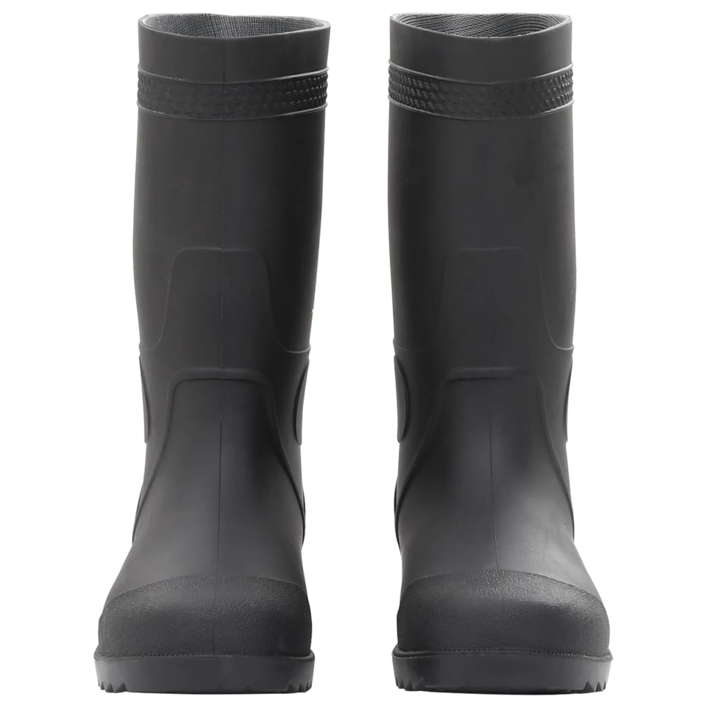 vidaXL Regenlaarzen maat 38 PVC zwart