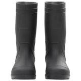 vidaXL Regenlaarzen maat 38 PVC zwart