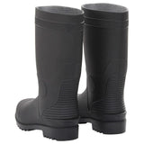 vidaXL Regenlaarzen maat 38 PVC zwart