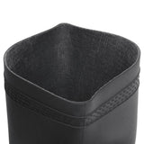 vidaXL Regenlaarzen maat 38 PVC zwart