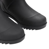 vidaXL Regenlaarzen maat 38 PVC zwart