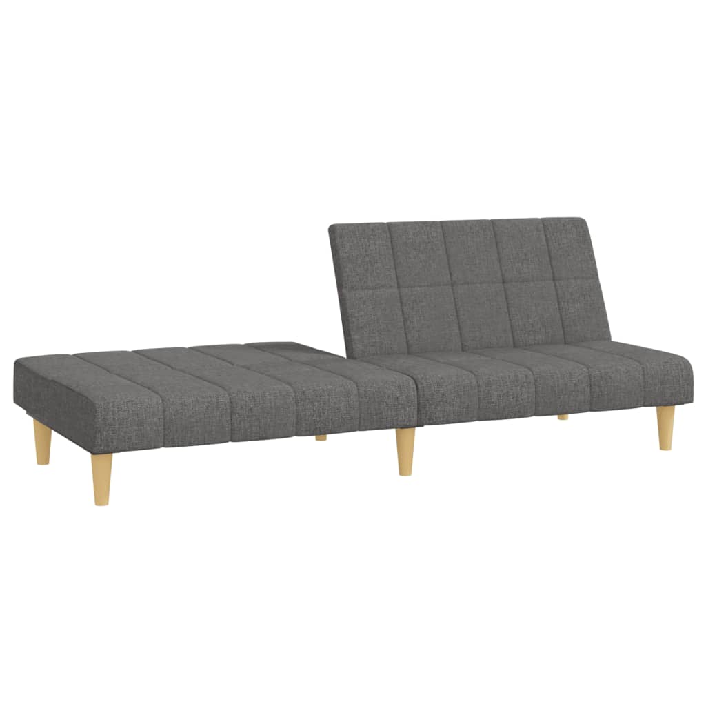 vidaXL Slaapbank 2-zits gris gris