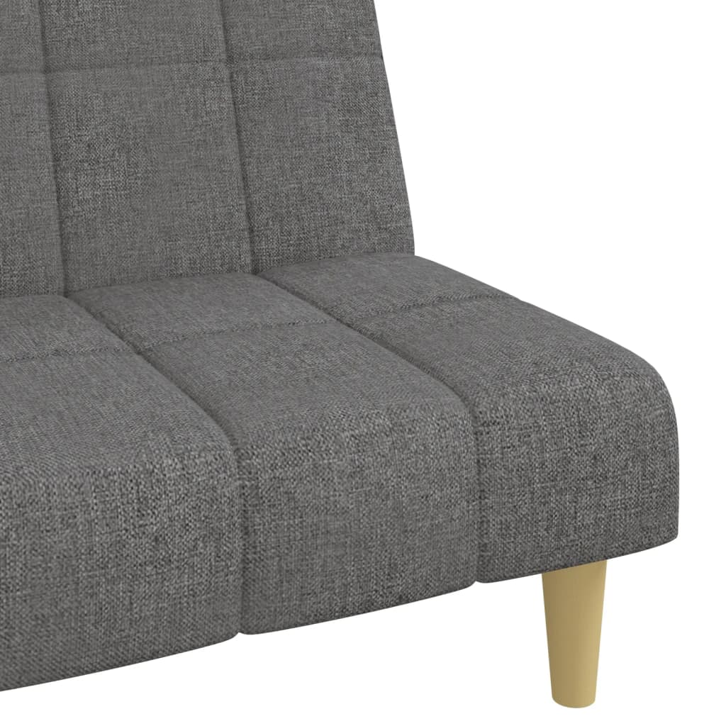 vidaXL Slaapbank 2-zits gris gris