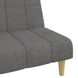 vidaXL Slaapbank 2-zits gris gris