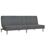 vidaXL Slaapbank 2-zits gris gris