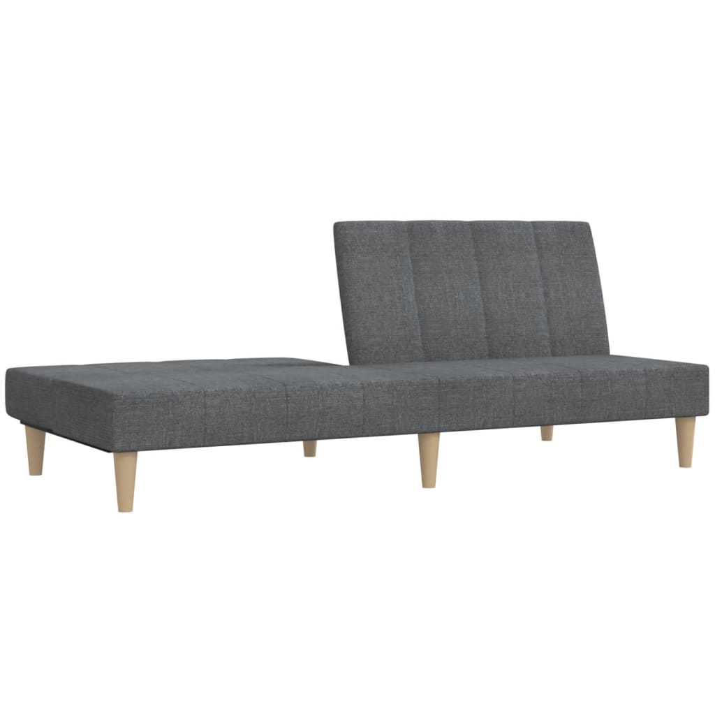 vidaXL Slaapbank 2-zits gris gris