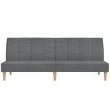 vidaXL Slaapbank 2-zits gris gris