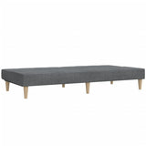 vidaXL Slaapbank 2-zits gris gris