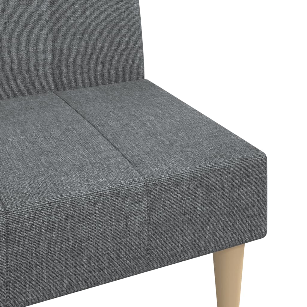 vidaXL Slaapbank 2-zits gris gris