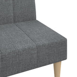 vidaXL Slaapbank 2-zits gris gris