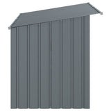 vidaXL Hondenhok met dak 153x91x110 cm staal antracietkleurig