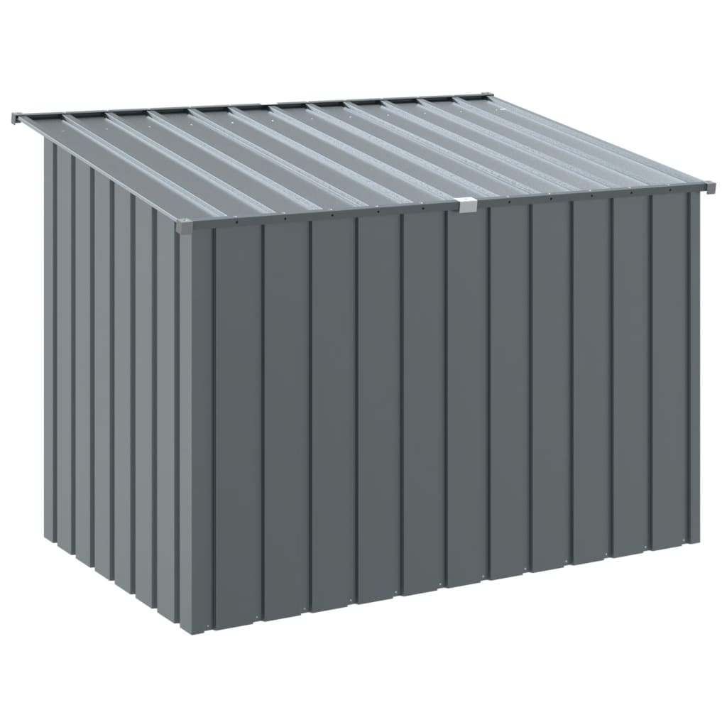 vidaXL Hondenhok met dak 153x91x110 cm staal antracietkleurig