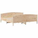 vidaXL Bedframe zonder matras massief grenenhout 200x200 cm