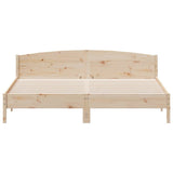 vidaXL Bedframe zonder matras massief grenenhout 200x200 cm