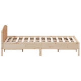 vidaXL Bedframe zonder matras massief grenenhout 200x200 cm