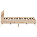 vidaXL Bedframe zonder matras massief grenenhout 200x200 cm