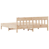 vidaXL Bedframe zonder matras massief grenenhout 200x200 cm