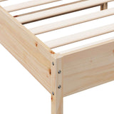 vidaXL Bedframe zonder matras massief grenenhout 200x200 cm
