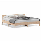 vidaXL Bedframe zonder matras massief grenenhout 200x200 cm