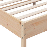 vidaXL Bedframe zonder matras massief grenenhout 200x200 cm