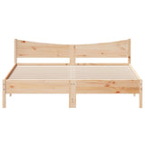 vidaXL Bedframe zonder matras massief grenenhout 200x200 cm