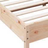 vidaXL Bedframe zonder matras massief grenenhout 200x200 cm