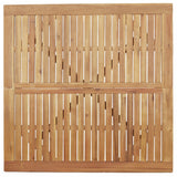 vidaXL Garden Table Square 110x110x75 cm Solid Acacia Wood