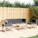 vidaXL 5-delige Loungeset met kussens massief grenenhout
