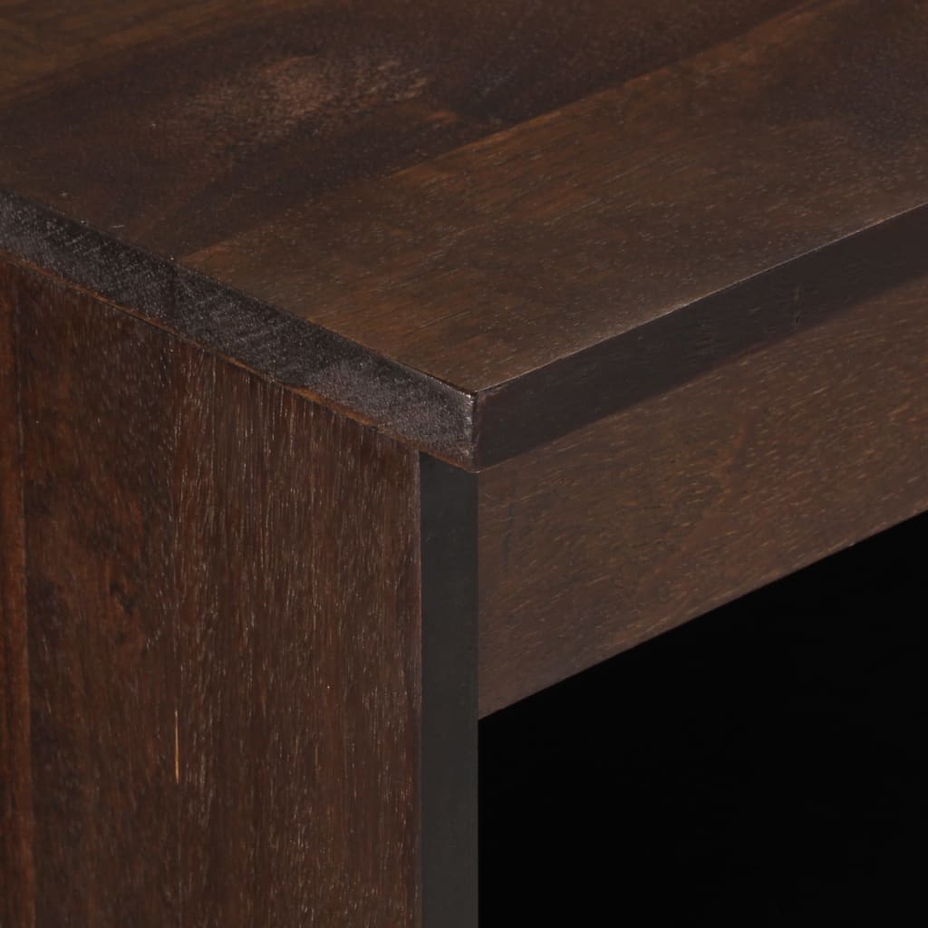 vidaXL Dressoir 60x34x75 cm massief mangohout bruin