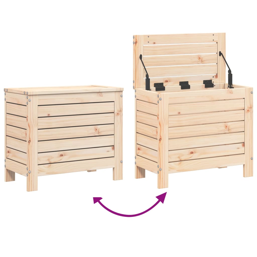 vidaXL Salon de jardin 9 pcs Bois de pin massif