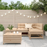 vidaXL 5-Piece Lounge Set with Cushions Solid Pine Wood